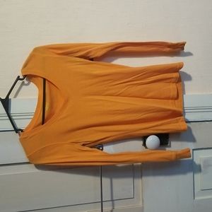 Long sleeved orange shirt, S